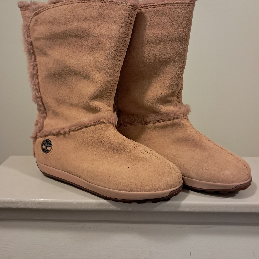 Timberland Women's Tan Suede Winter Boots